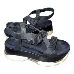 Marni Platform Black Open Toe Sandals Size 6